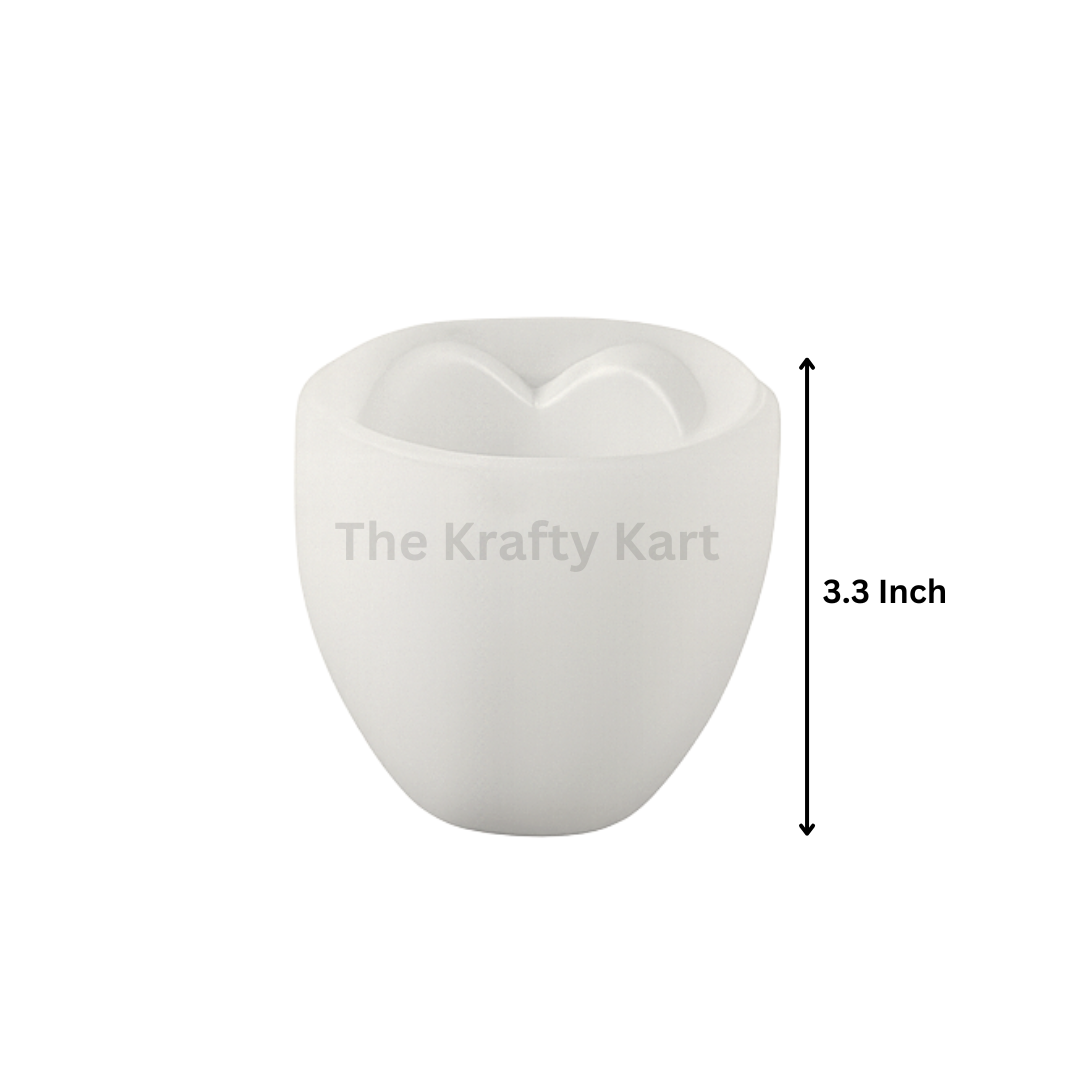 6 Petal Flower Candle Jar Mould