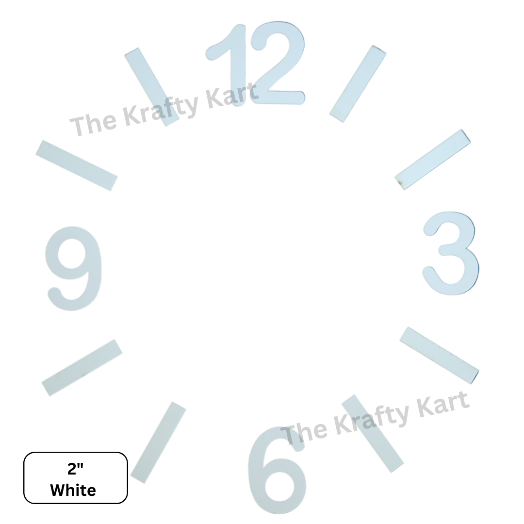 White Numbers