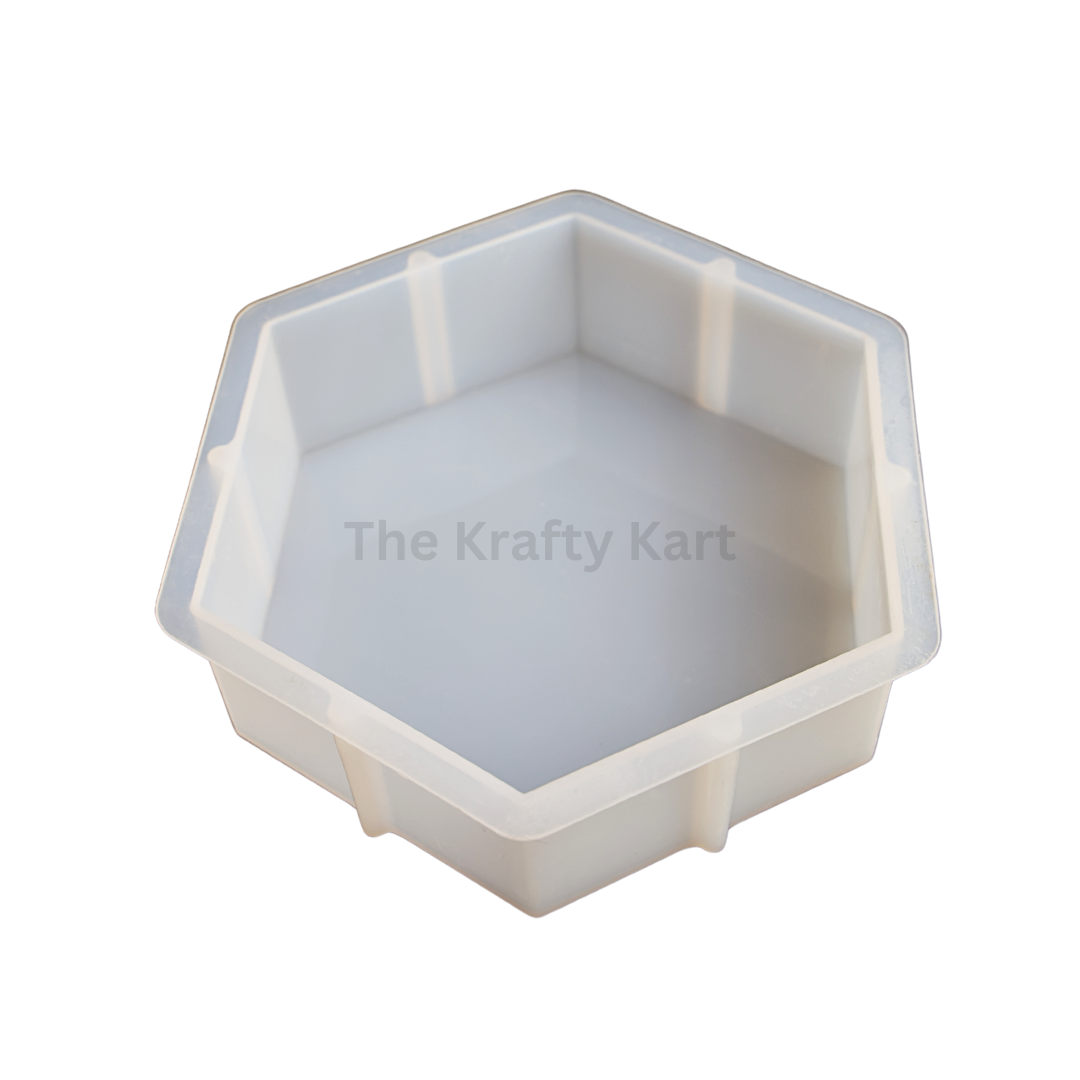 6" Hexagon Deep Casting Mould