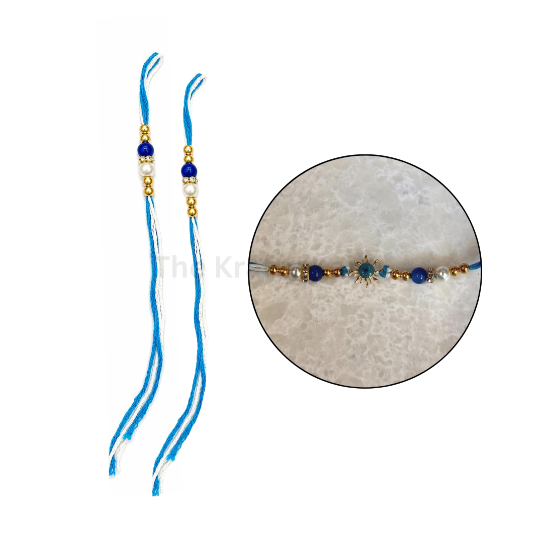 Readymade Rakhi Thread(5 Pairs) (28)