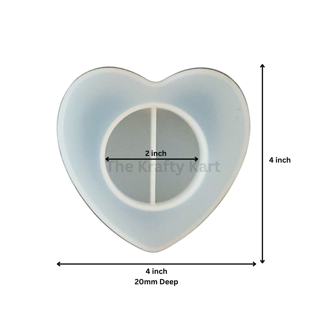 New Heart T-Light Holder Mould