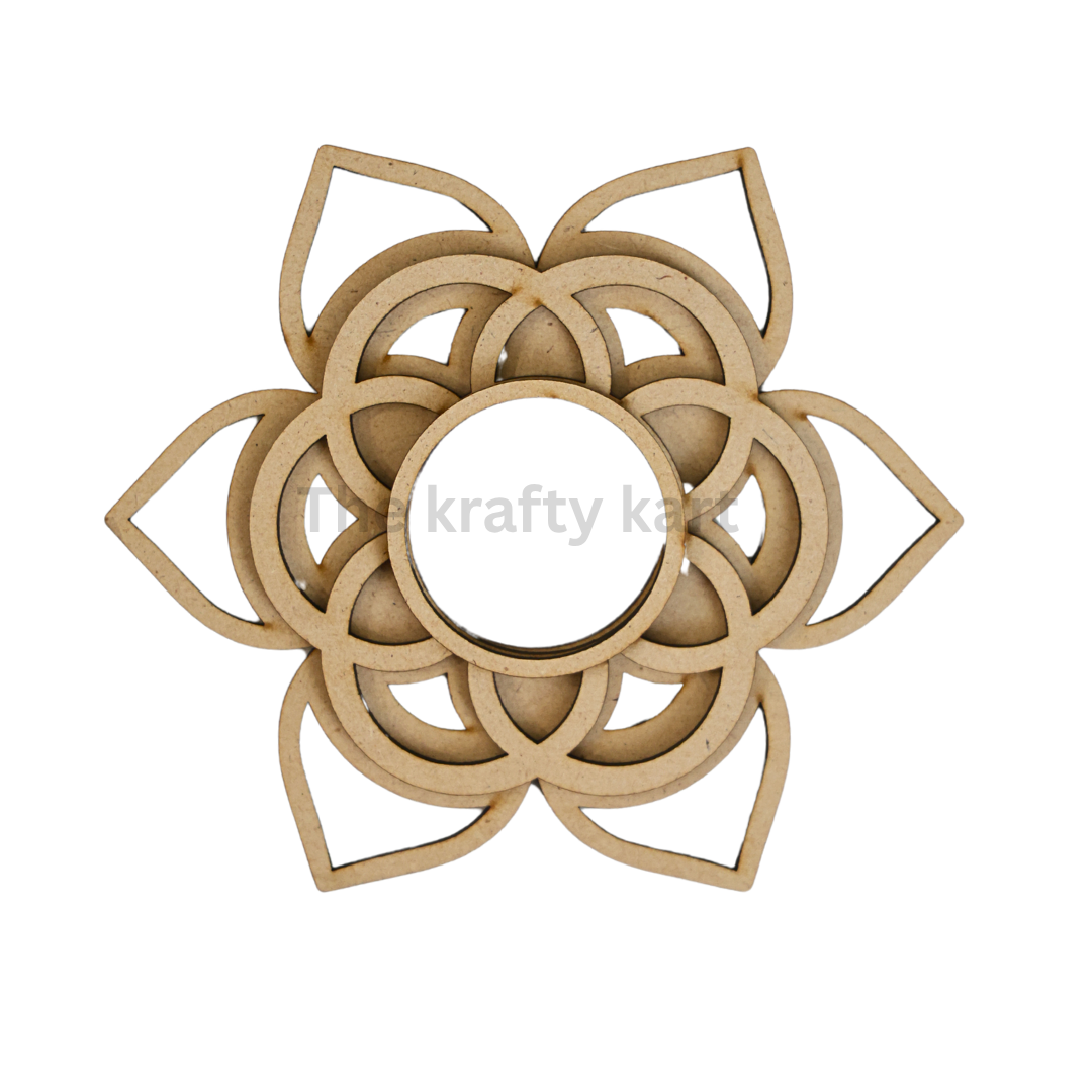 MDF Diwali T-Light Holder (R)