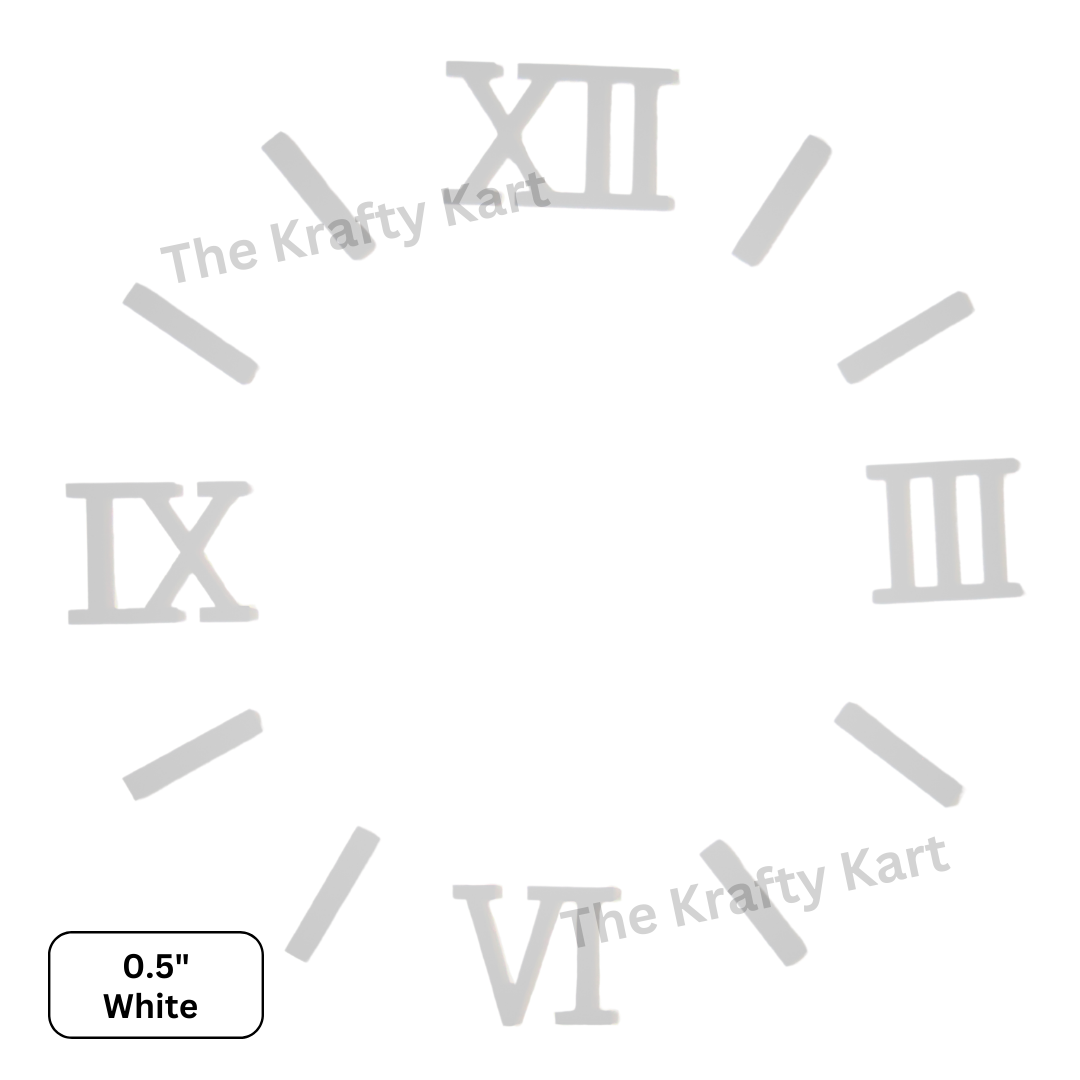 White Numbers