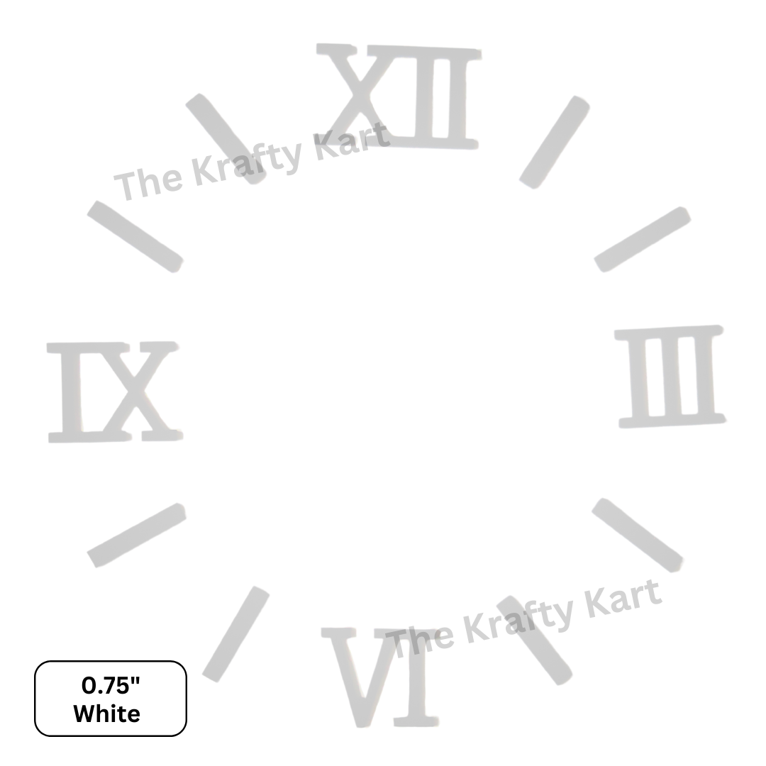 White Numbers