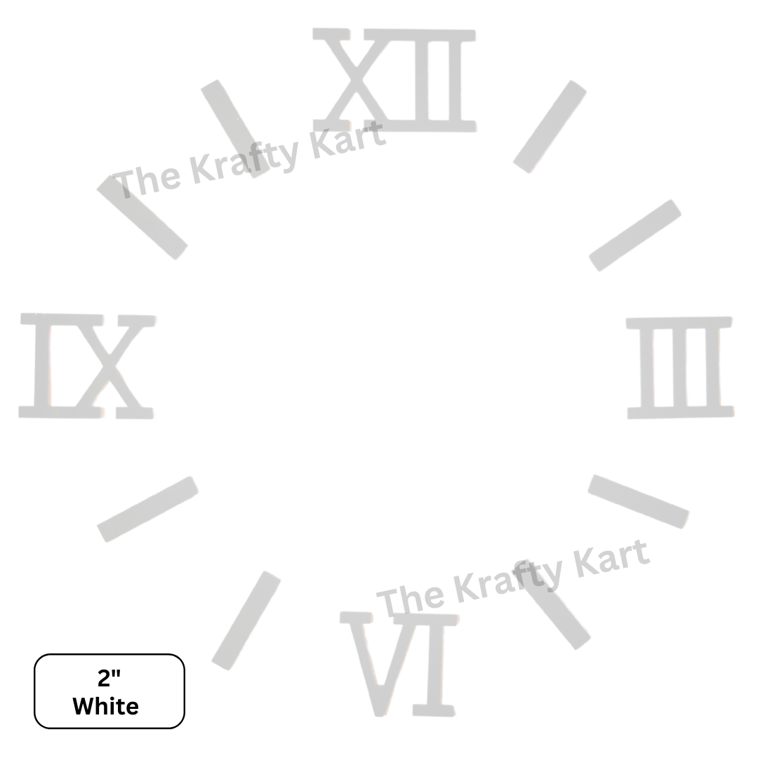 White Numbers
