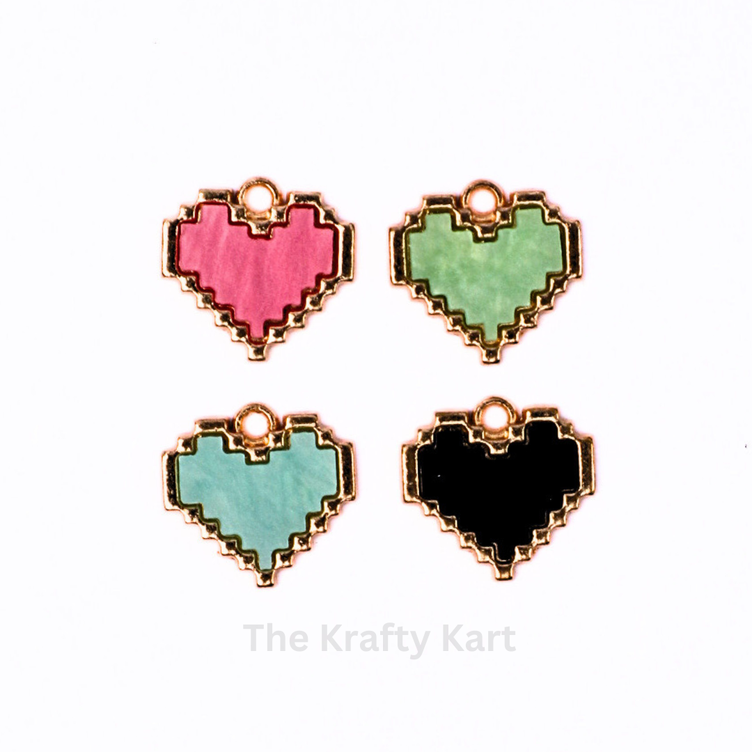 Charm - Mini Pixel Heart