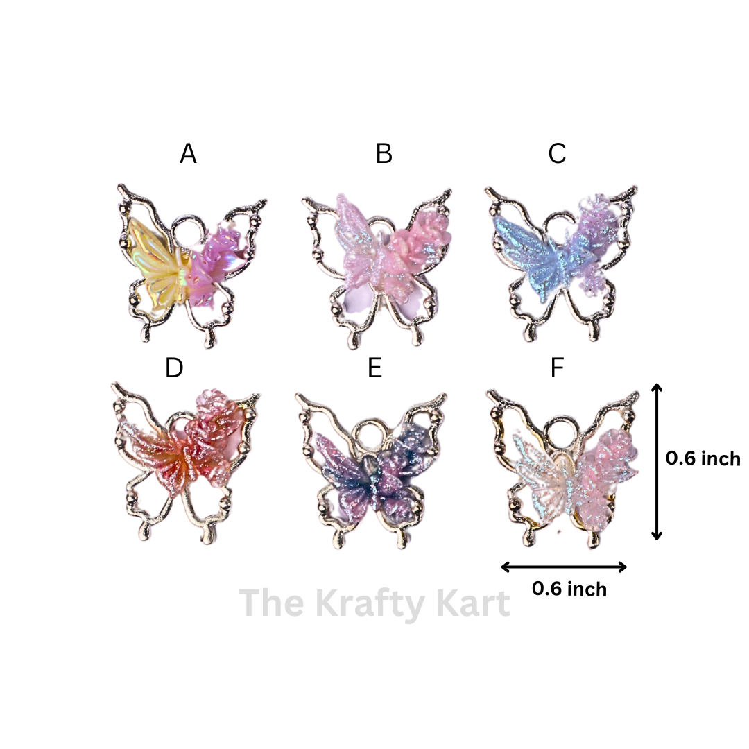 Charm - 3D Butterfly (381)