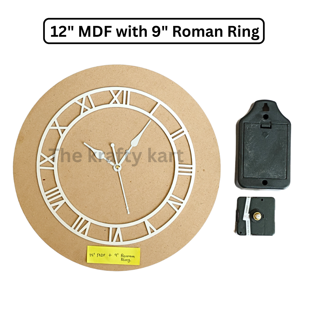 Roman Ring Clock Set