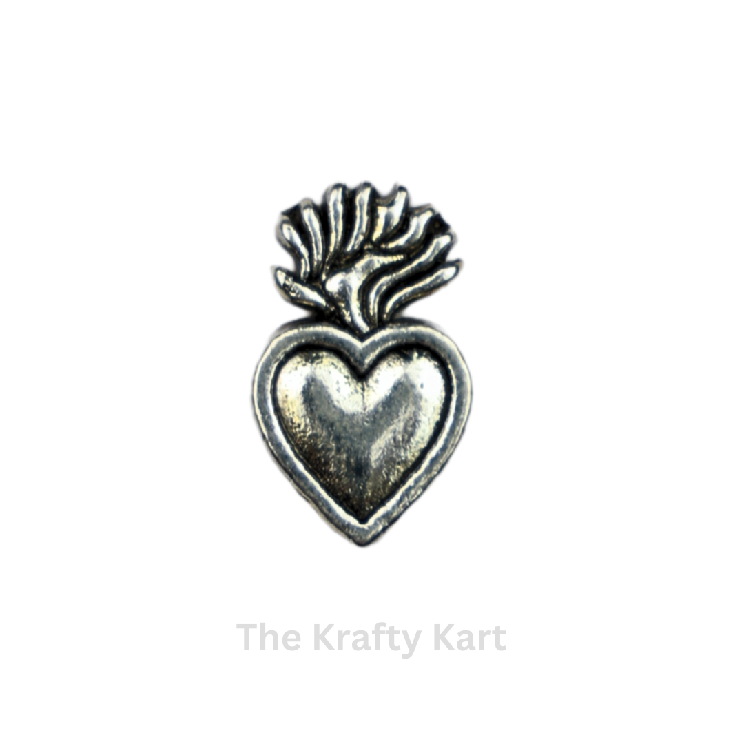 Silver Charm - Heart