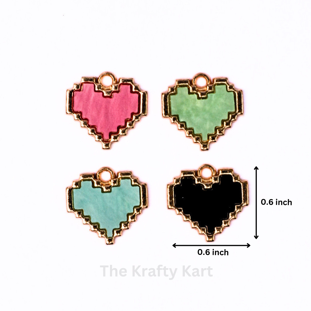 Charm - Mini Pixel Heart
