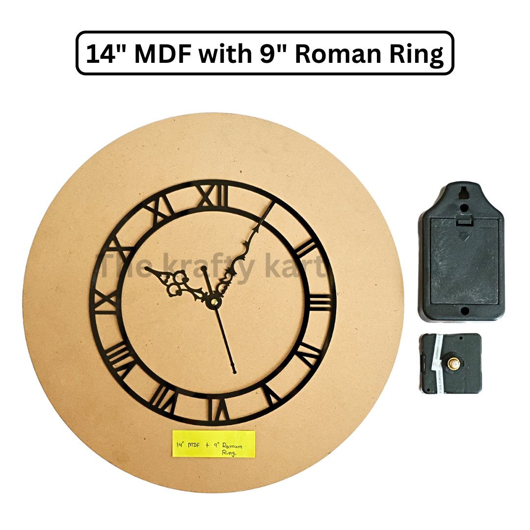 Roman Ring Clock Set