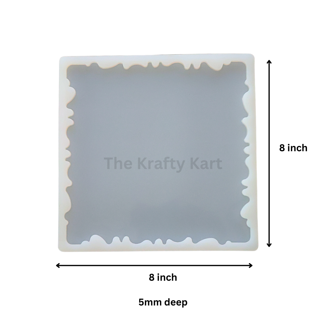 8" Agate Square Mould