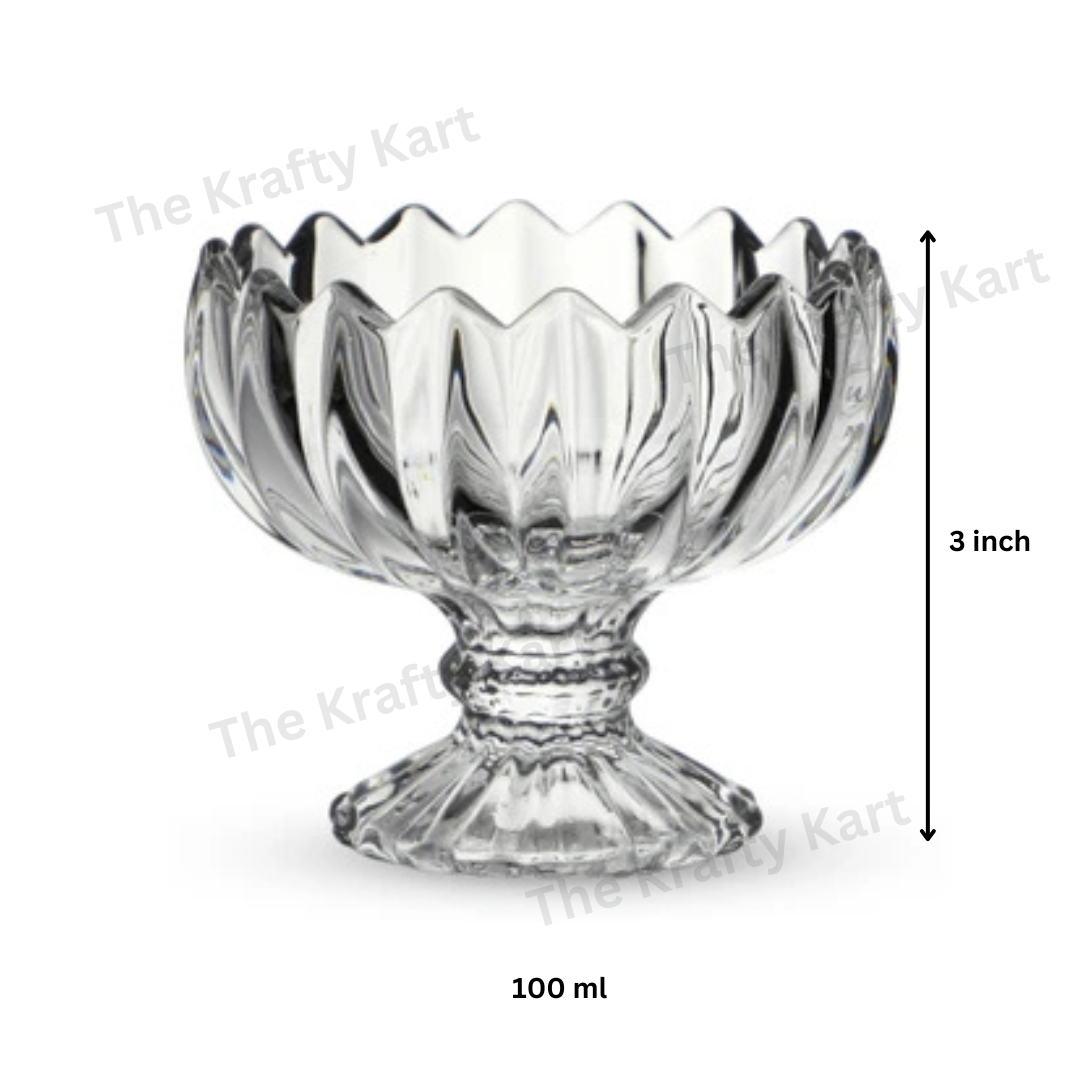Icecream Bowl Candle Glass (A)