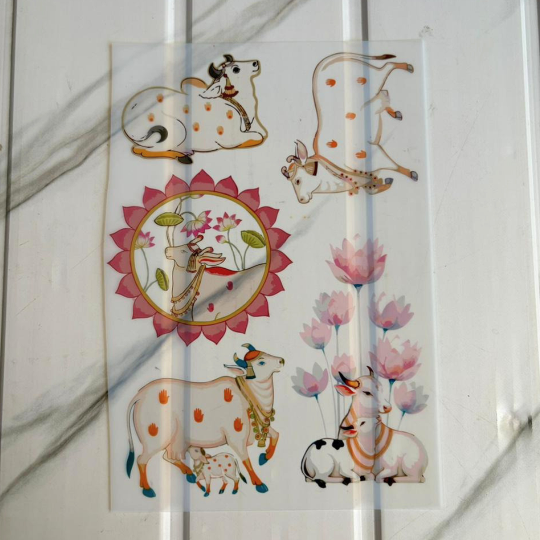 A5 Rakhi Insert Sheet- (Cow)