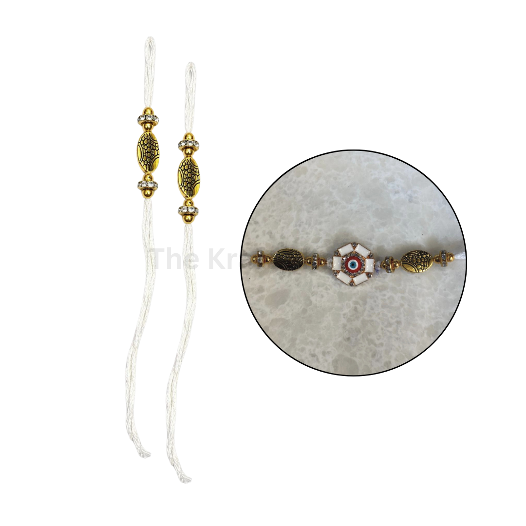 Readymade Rakhi Thread(5 Pairs) (35)