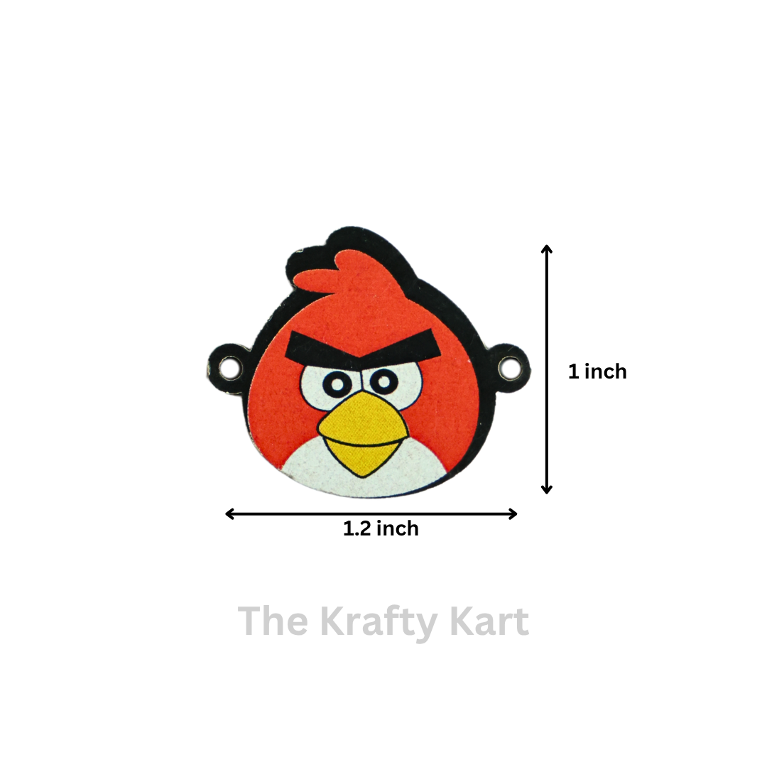 MDF Rakhi Charm - Angry Bird