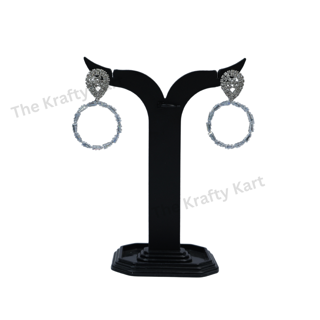 Resin Diamond Jhumka (E)