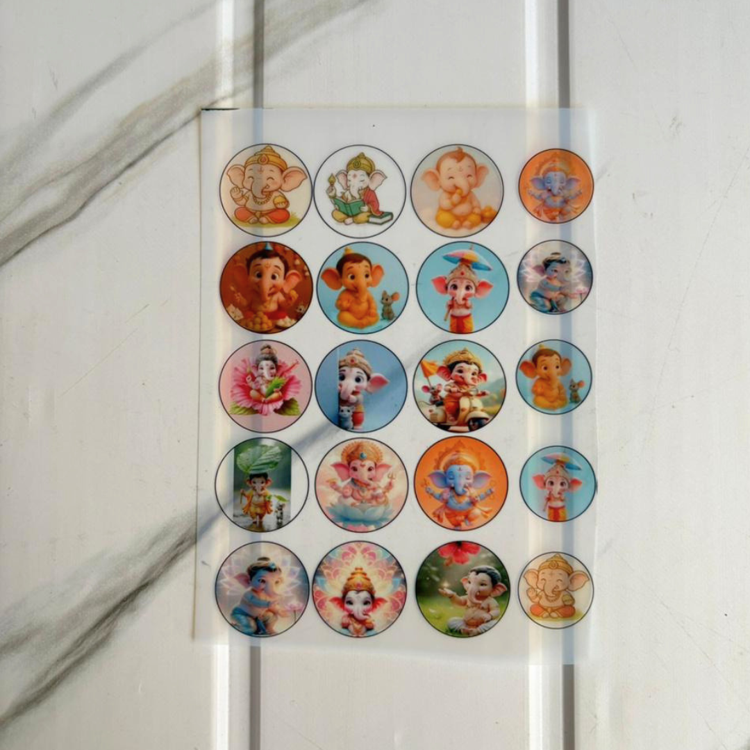 A6 Rakhi Insert Sheet - (Little Ganesh)