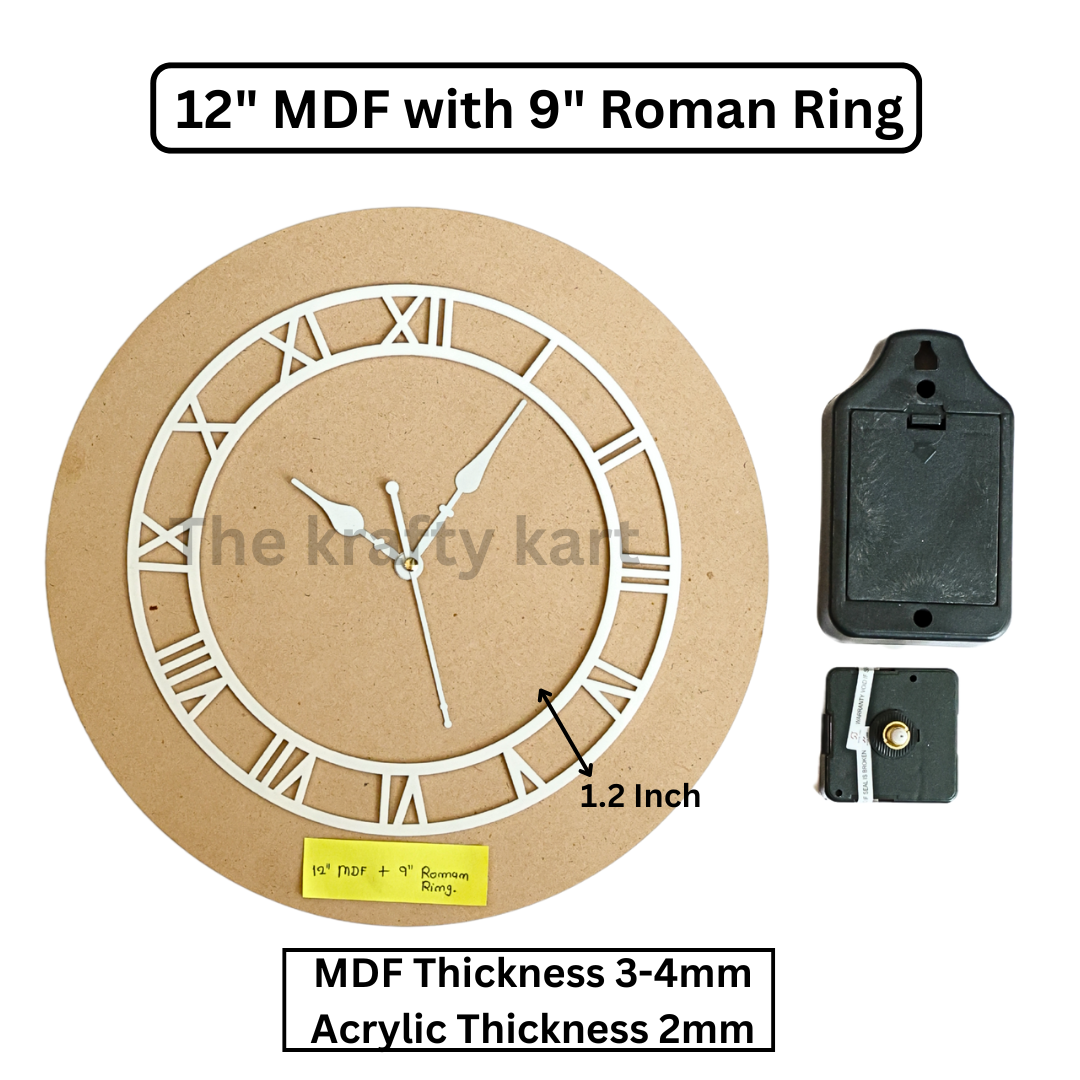 Roman Ring Clock Set