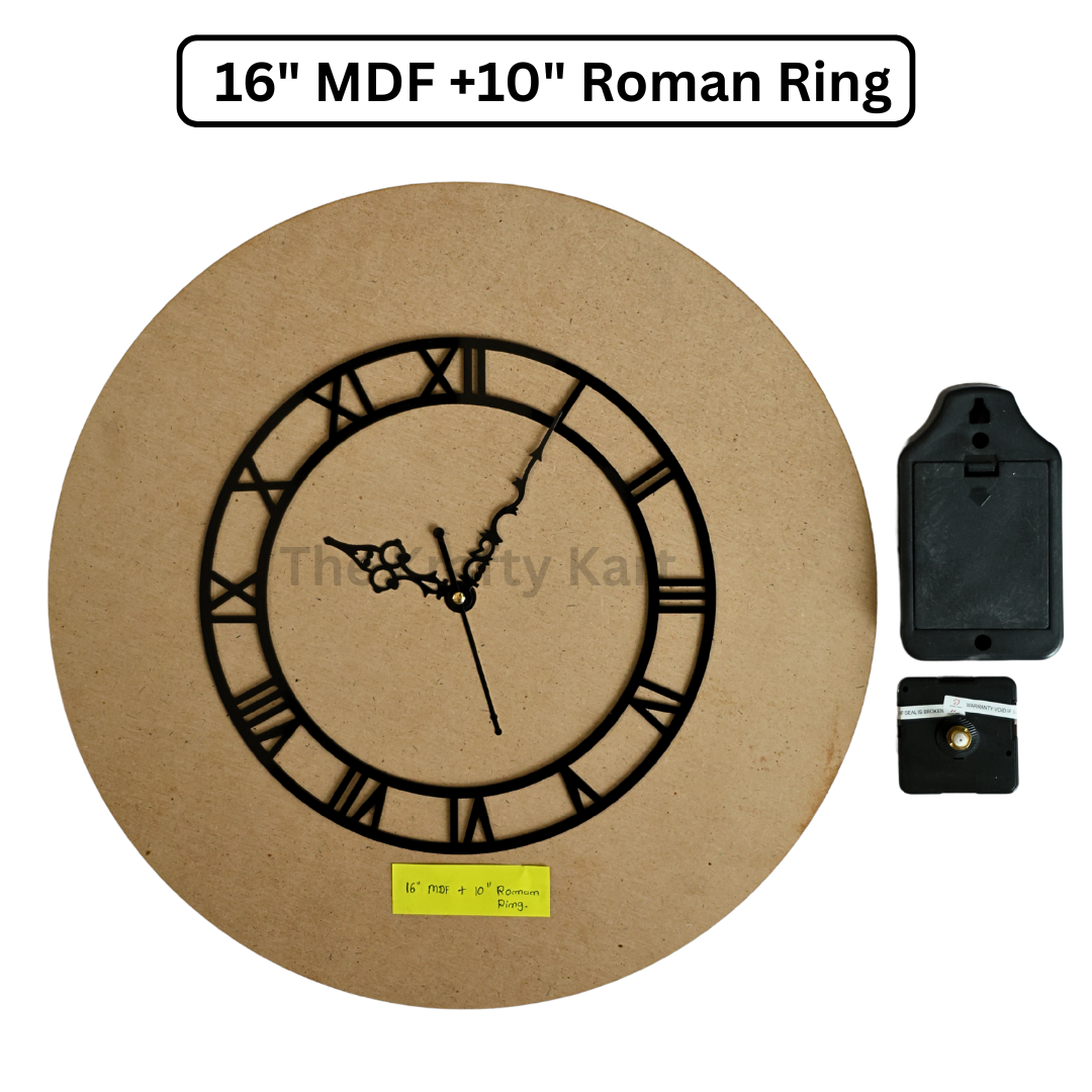 Roman Ring Clock Set