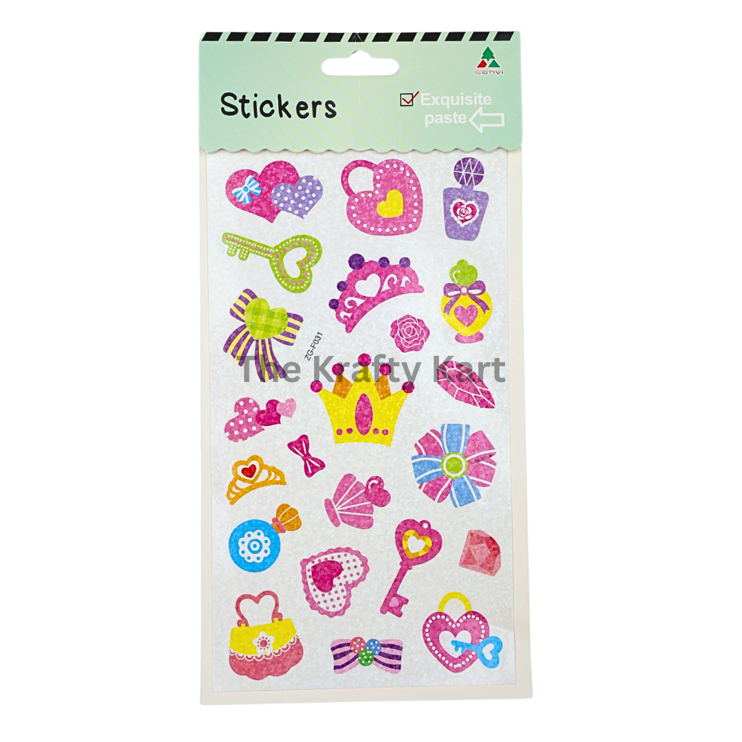 Journal - Glitter Sticker (F)