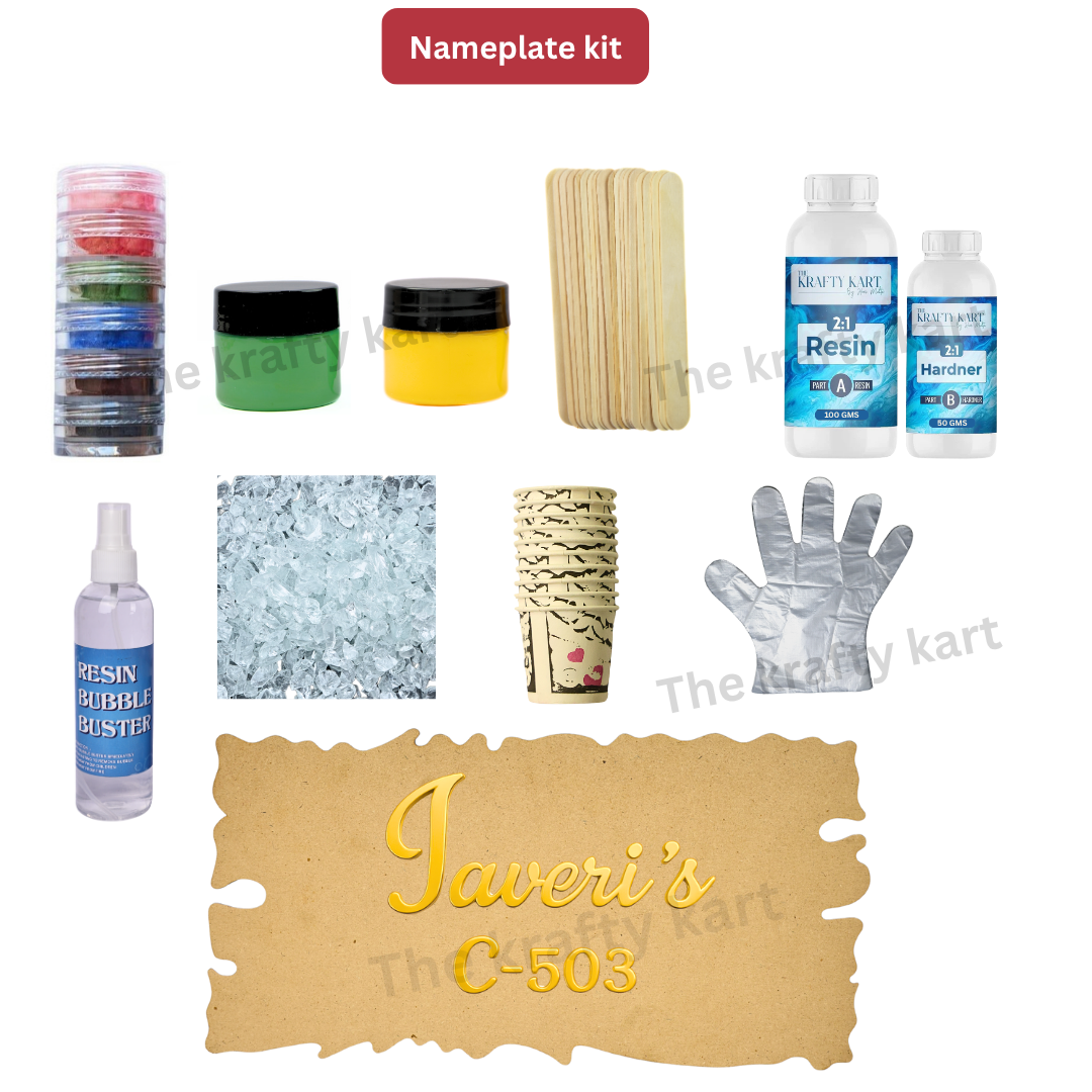 DIY Resin Nameplate Kit
