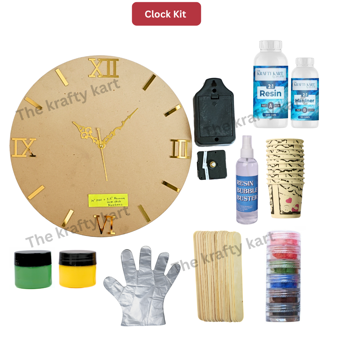 DIY Resin Clock Kit