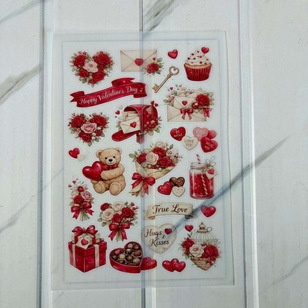 Insert Sheet - Love & Heart Valentine