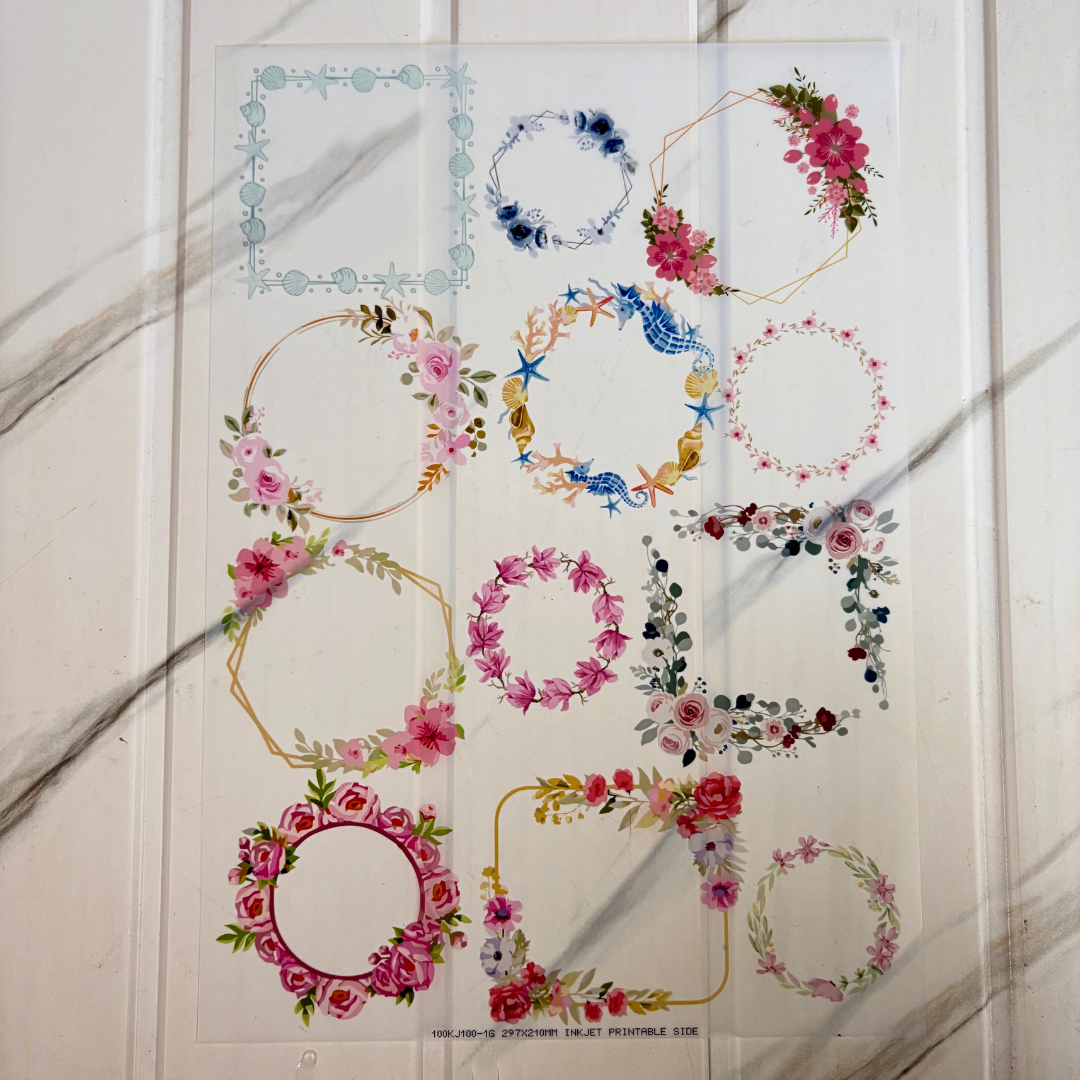 Insert Sheet - Frame