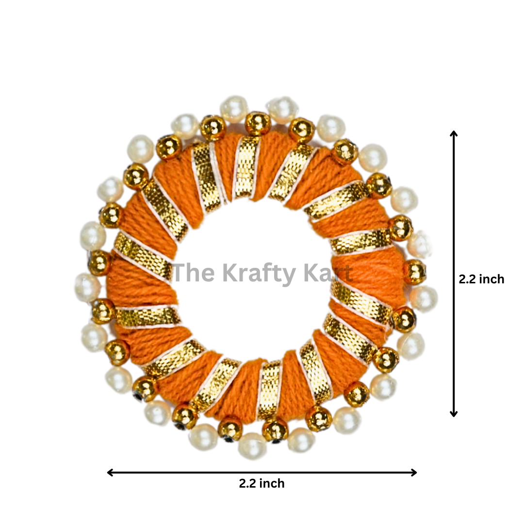 Traditional Pearl Ring (Orange)