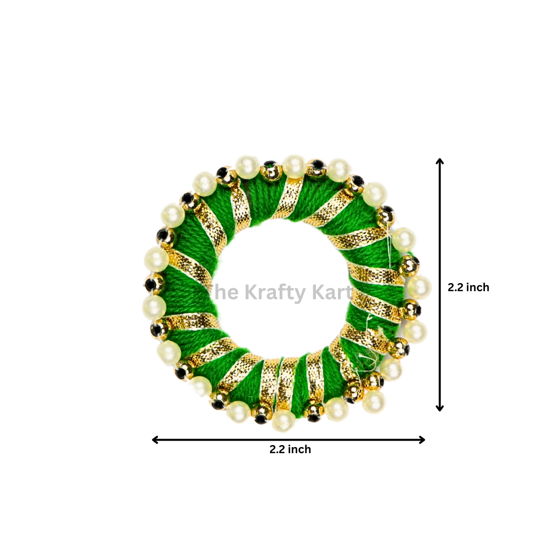 Traditional Pearl Ring (Green)