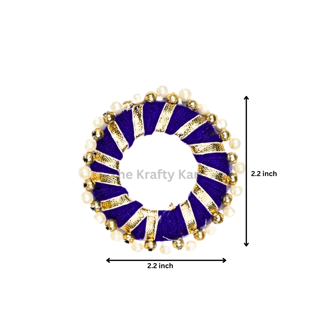 Traditional Pearl Ring (Blue)