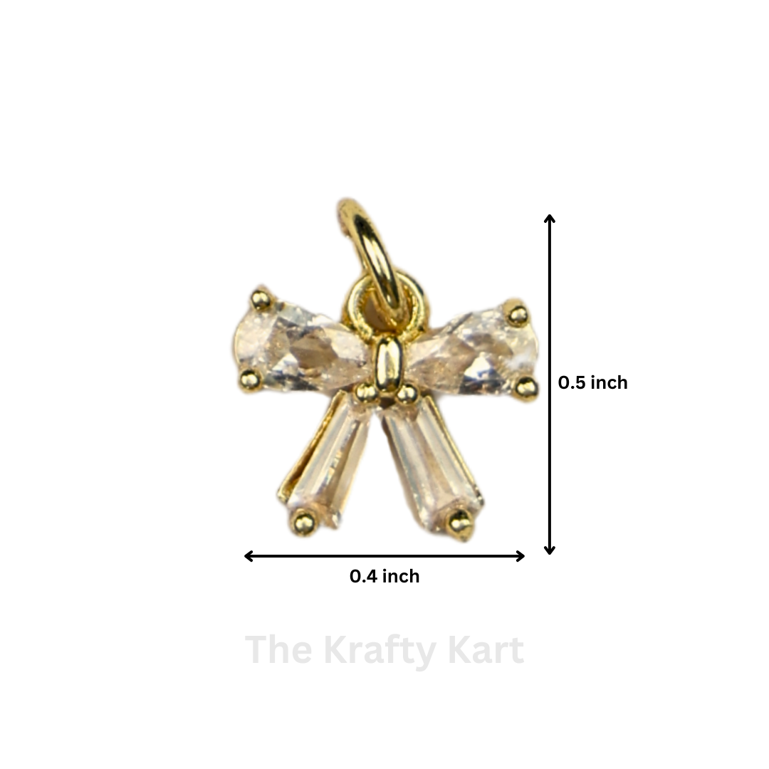 Diamond Charm - Bow (A)