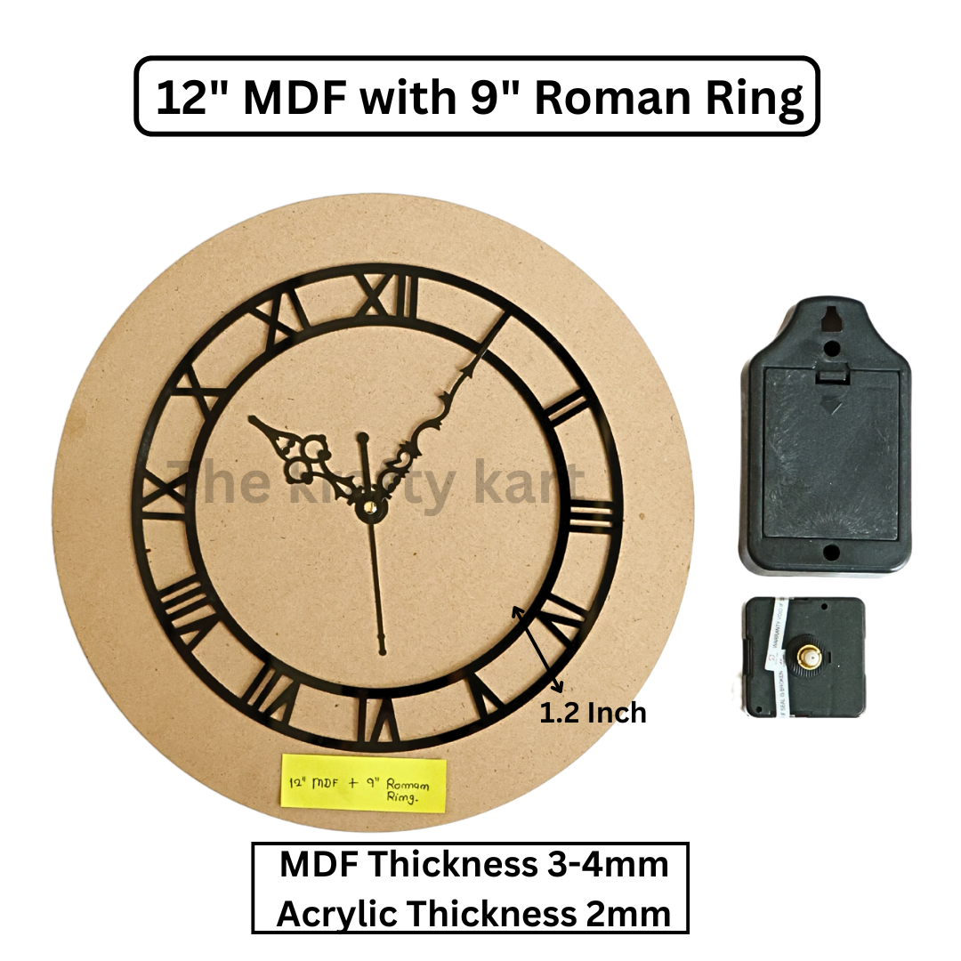 Roman Ring Clock Set