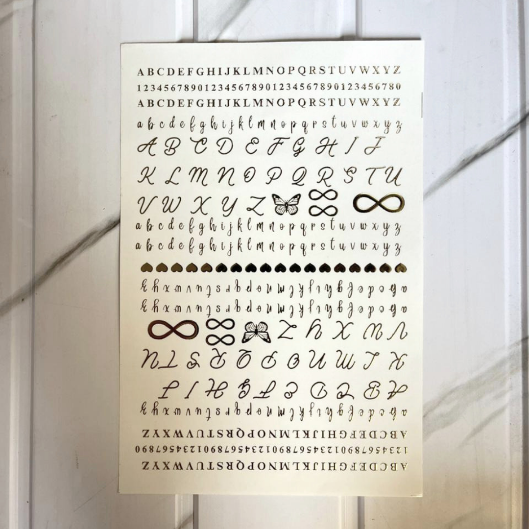 New Emboss Sticker (109)