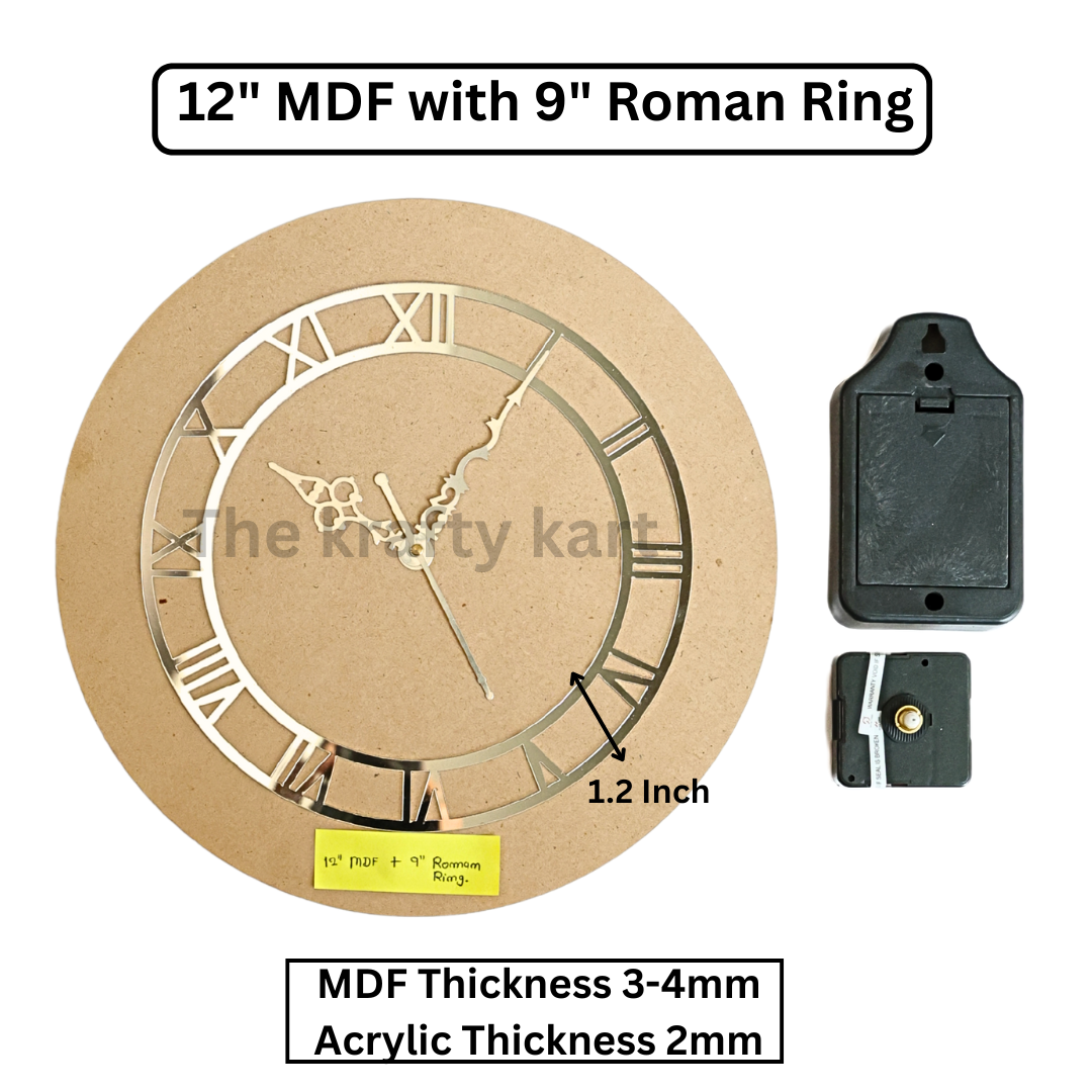 Roman Ring Clock Set