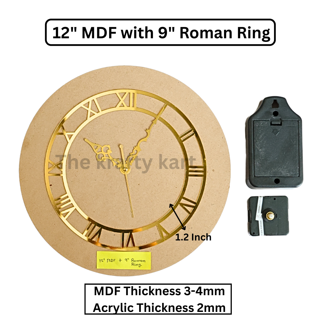 Roman Ring Clock Set