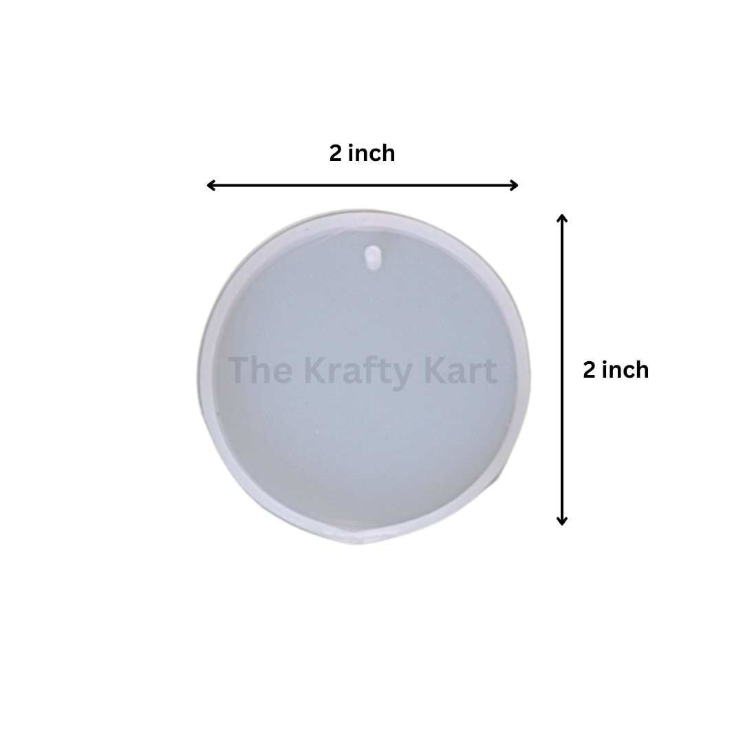2" Round Keychain Mould