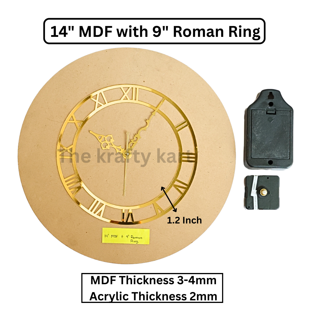 Roman Ring Clock Set