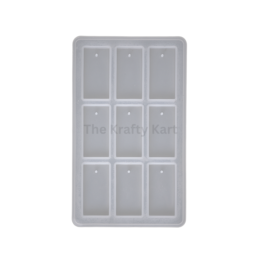9 Cavity Rectangle Pendant Mould