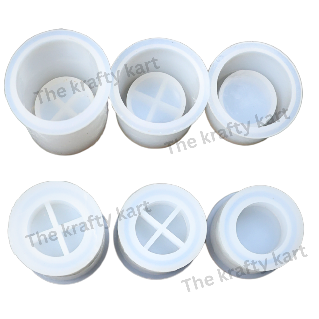 Round T-Light Holder Mould (Combo)