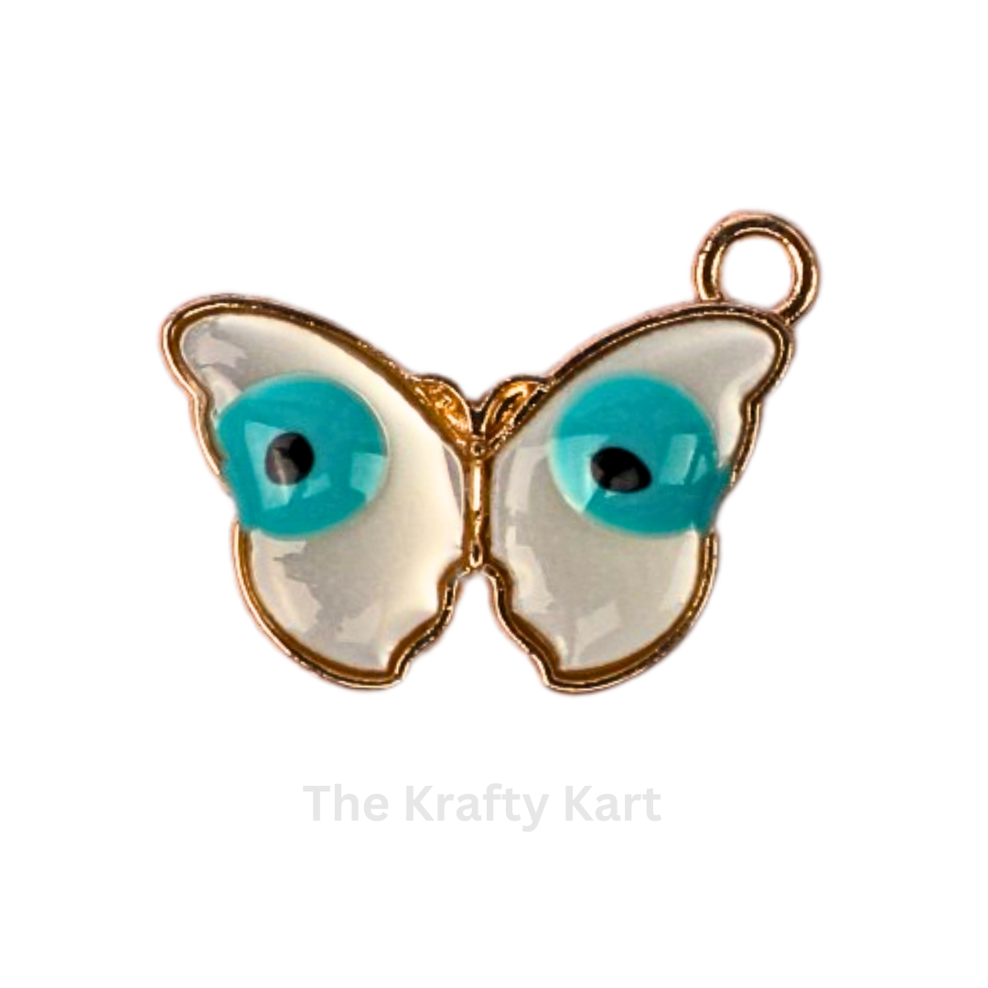 Charm - Butterfly Evil Eye