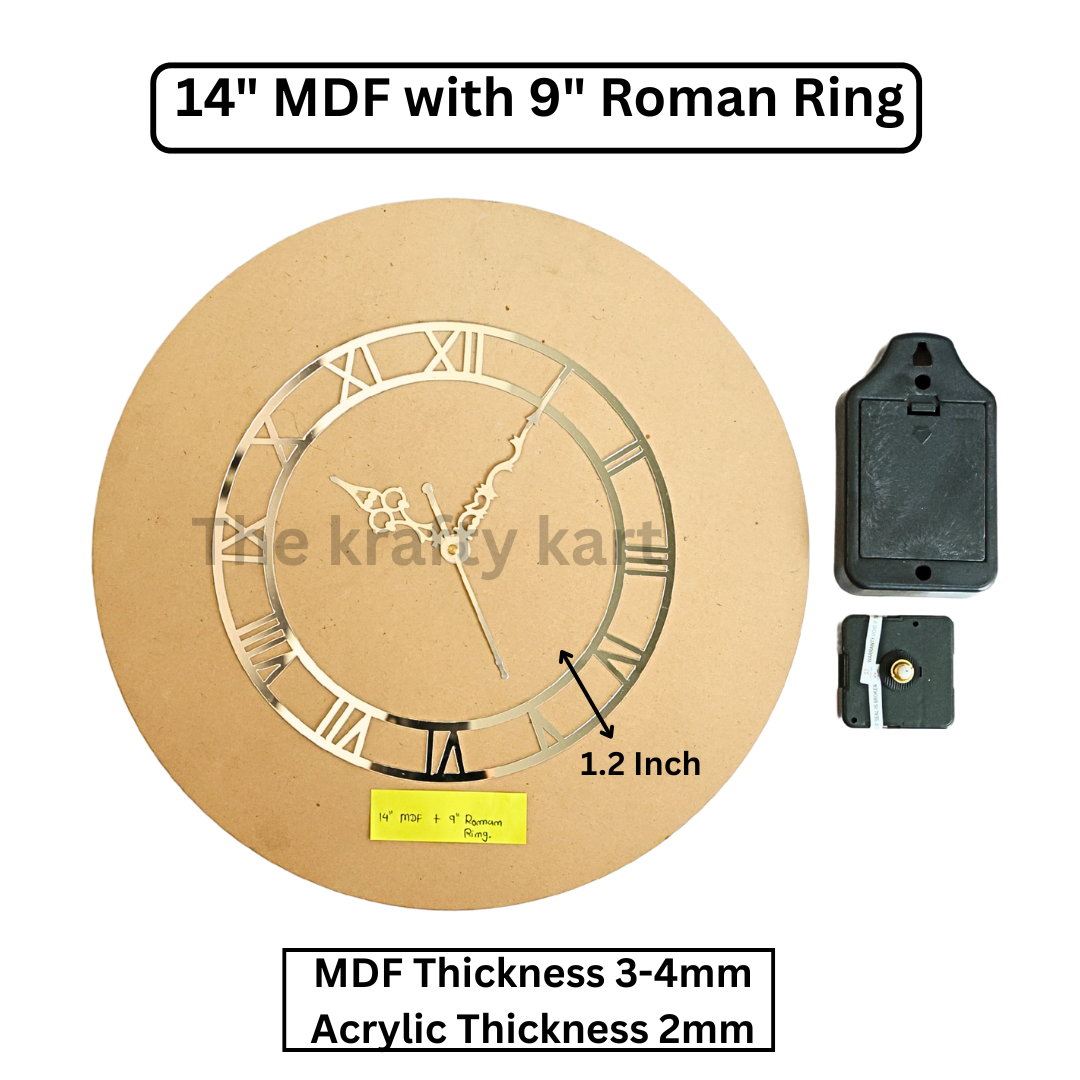 Roman Ring Clock Set