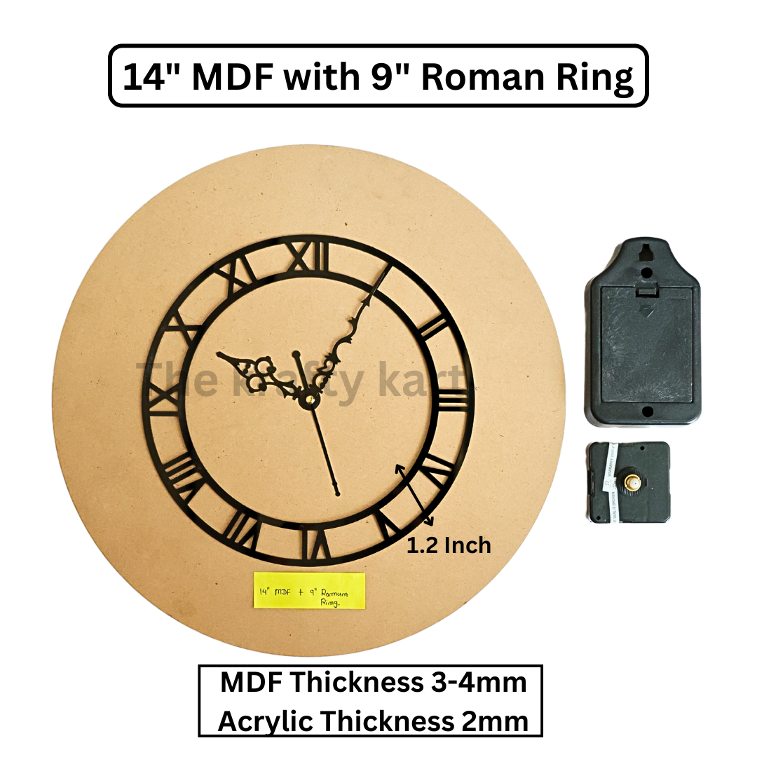 Roman Ring Clock Set