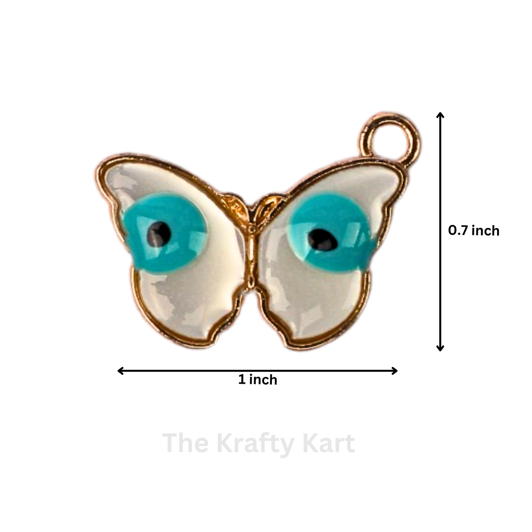 Charm - Butterfly Evil Eye