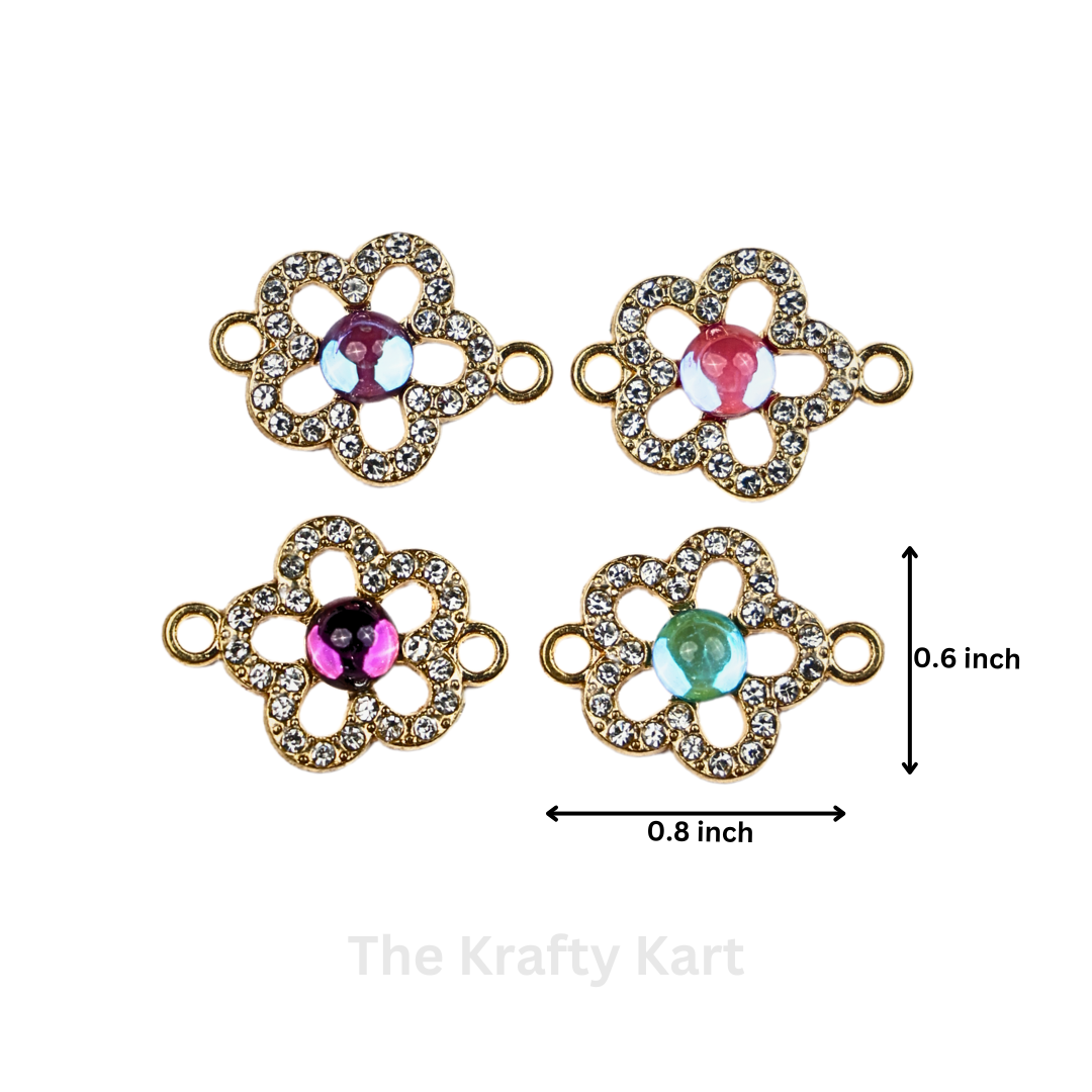 Pearl Flower Rakhi Charm