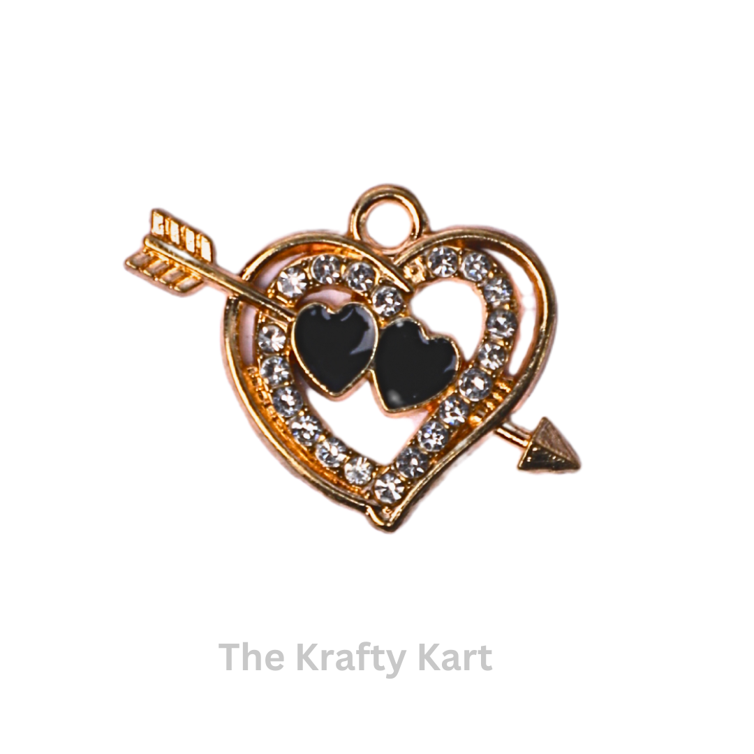 Charm - Diamond Heart (B)