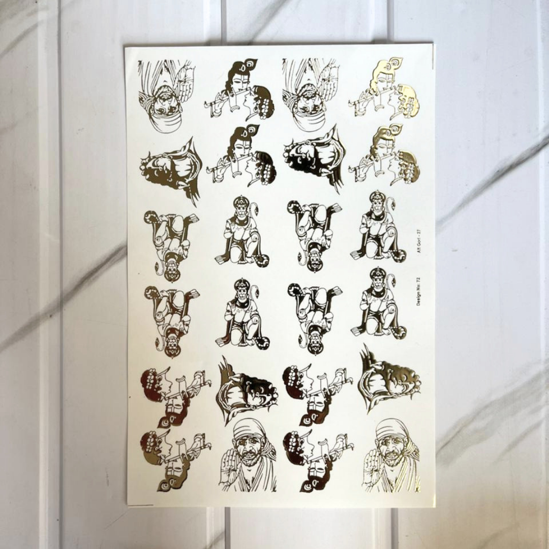 New Emboss Sticker (103)