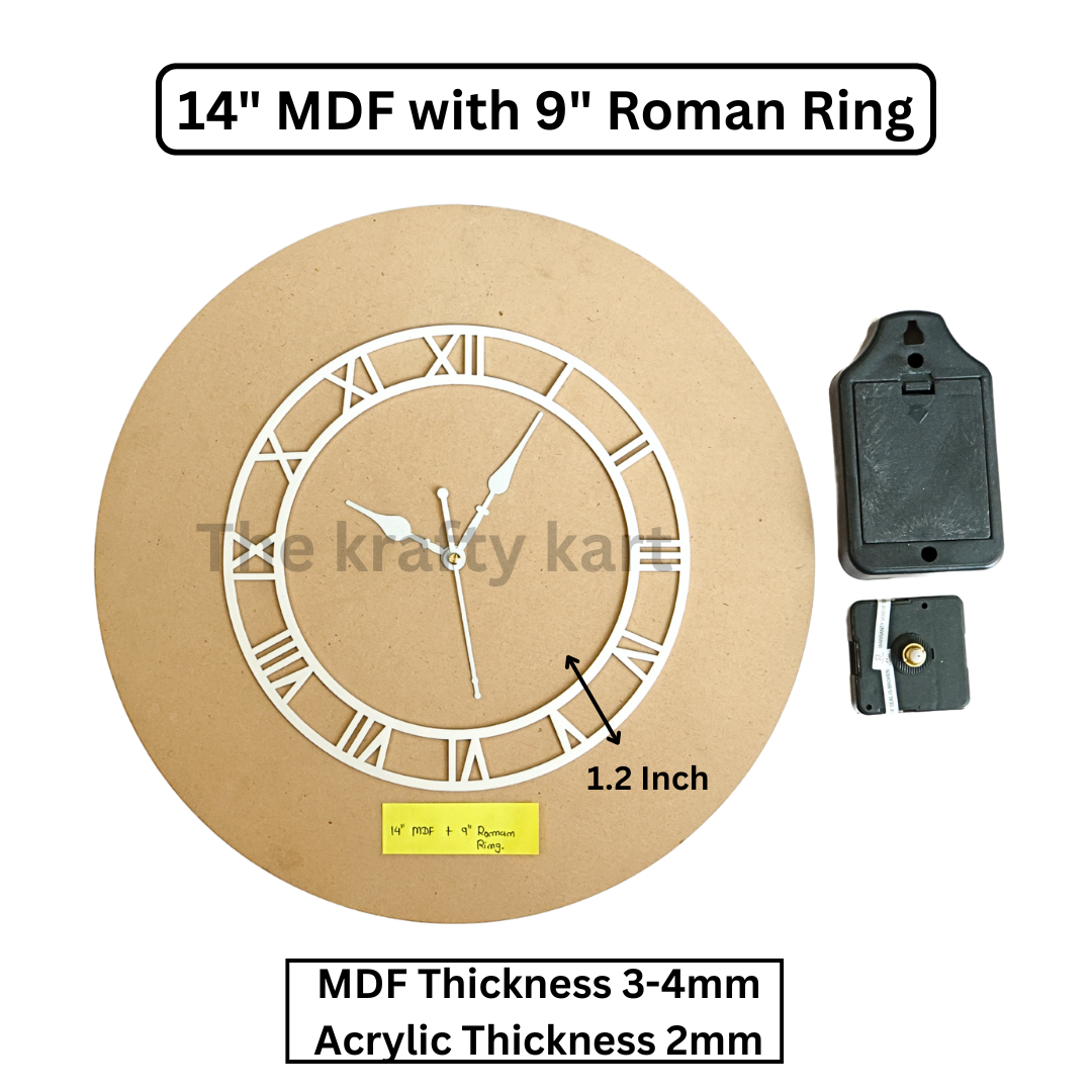 Roman Ring Clock Set