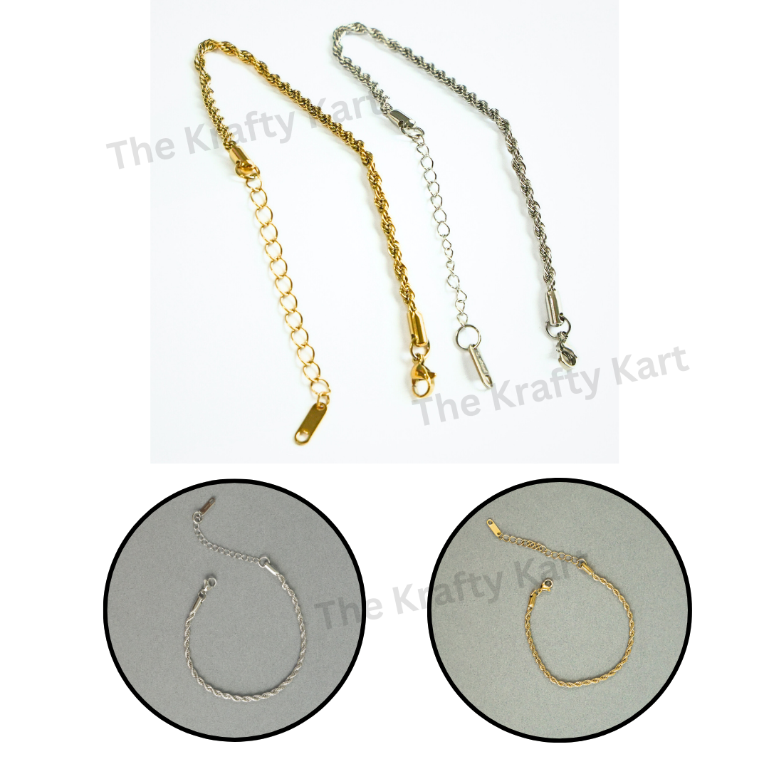 Anti-Tarnish Ready Bracelet Chain (B)